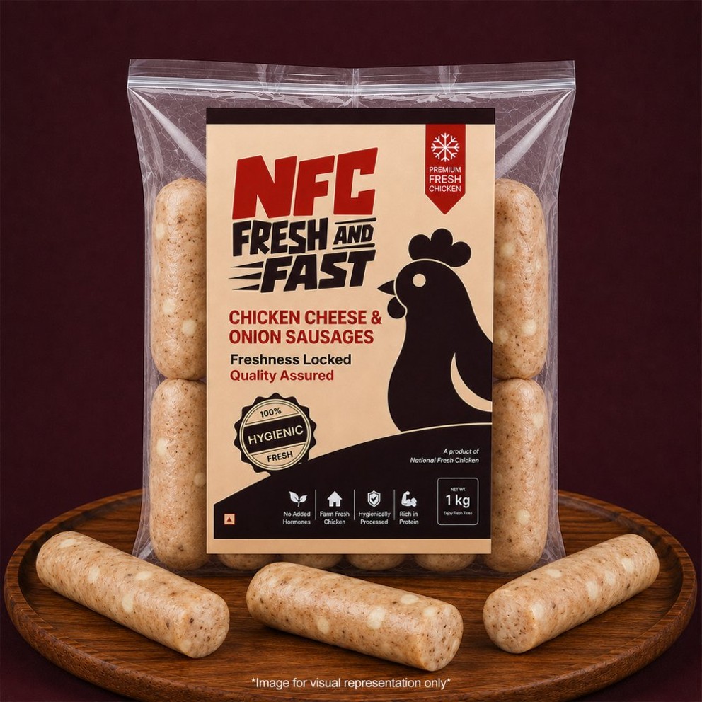 Chicken Cheese & Onion Sausages