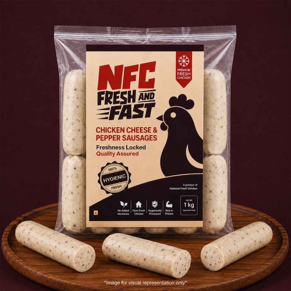 Chicken Cheese & Pepper Sausages