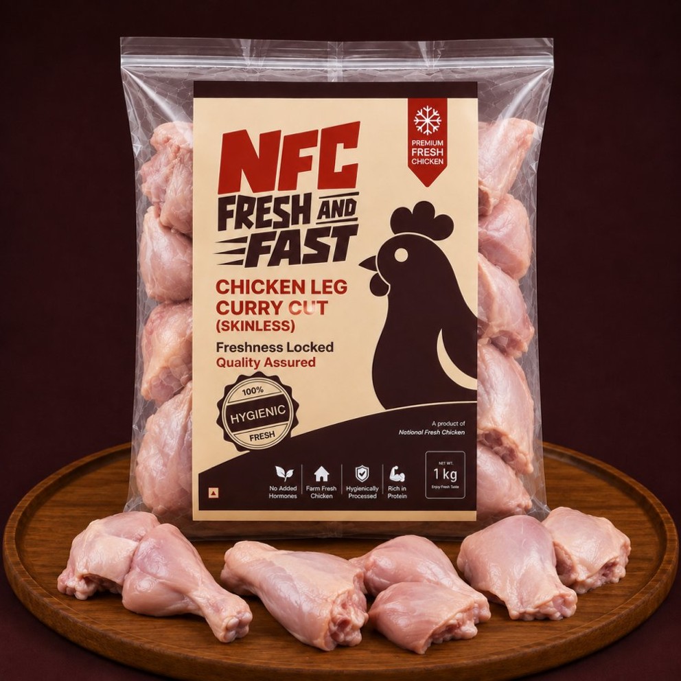 Chicken Leg Curry Cut (Skinless)
